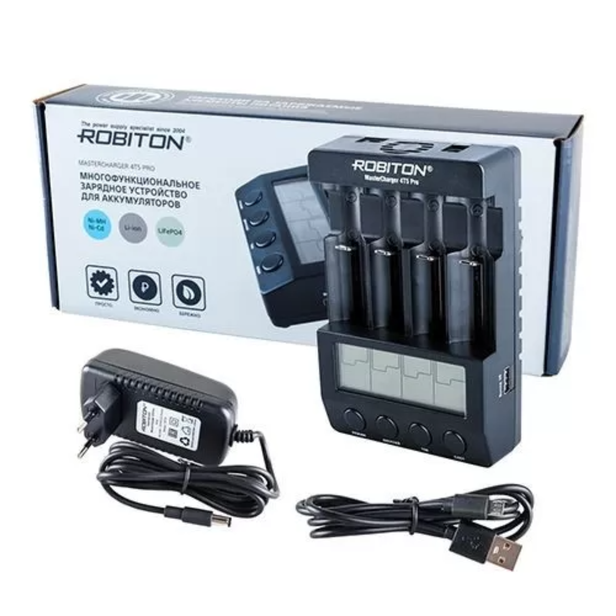 зарядное устройство Robiton MasterCharger 4T5 Pro 