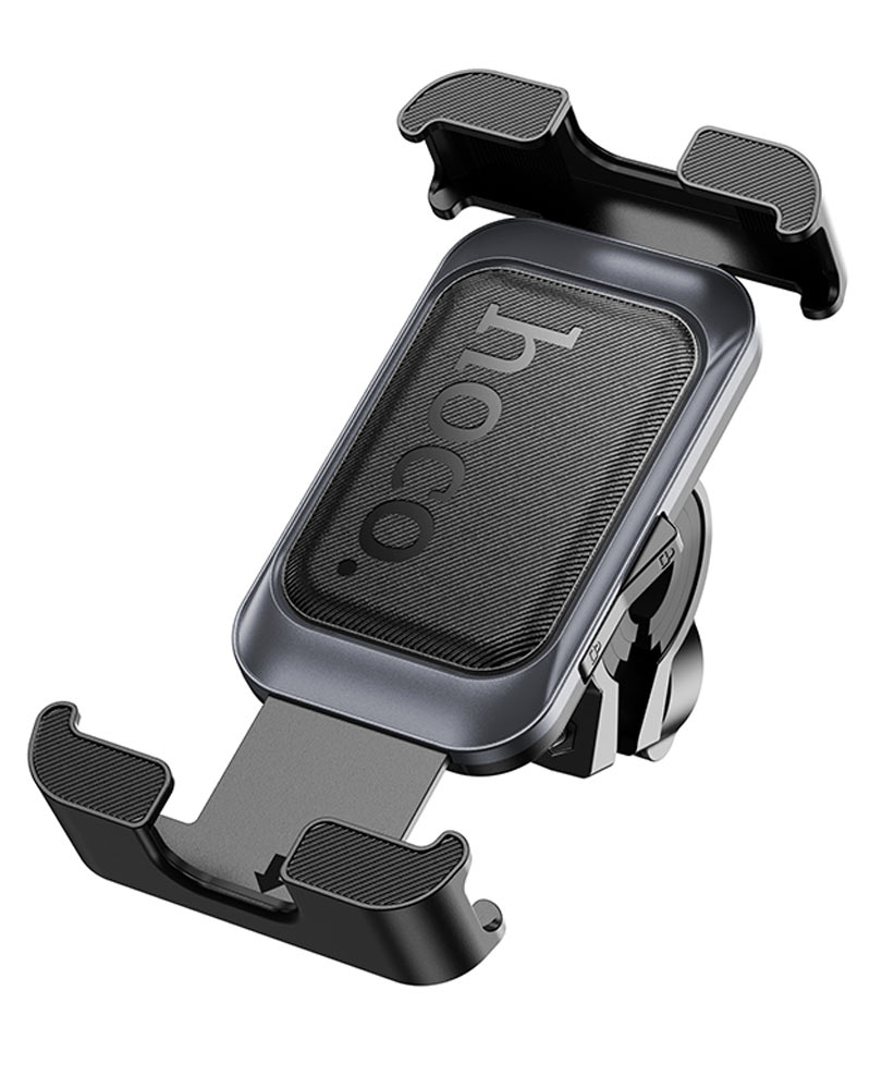 держатель на руль велосипеда или мотоцикла Hoco H82 Vista bicycle Motorcycle Universal holder black metal gray