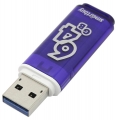 флешка USB 3.0 SmartBuy Glossy series 3.0  64Gb dark blue