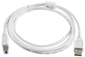 кабель для принтера ATcom USB (Am-&gt;Bm, феррит) 1.8 m white