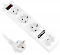 сетевой фильтр с USB портами Bestek EU power strip MRJ3600HU white