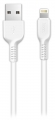 кабель передачи данных Hoco X13 lightning 1m white