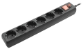 сетевой фильтр Гарнизон EH-15 5,0 м/6 розеток черный