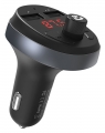 автомобильная зарядка с bluetooth FM трансмиттером Hoco E41 black