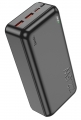 внешний аккумулятор с быстрой зарядкой Hoco J101B Astute 22.5W fully compatible power bank(30000mAh) black