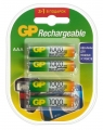 аккумуляторы (4 шт.) GP 1000 mAh R03/AAA-4BL 