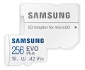 карта памяти Samsung 256Gb microSDXC Class 10 Evo PLUS U3 (R/W 130 MB/s) white
