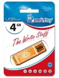 флешка USB SmartBuy Glossy series 4Gb orange