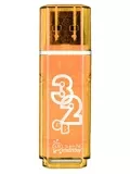 флешка USB SmartBuy Glossy series 32Gb orange