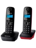 радиотелефон DECT Panasonic KX-TG1612RU grey&amp;red