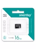 карта памяти SmartBuy 16Gb microSDHC Class 10 без адаптера 