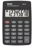 карманный калькулятор Uniel UK-07 black