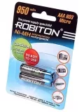аккумулятор Robiton 950 mAh R03/AAA RTU-2BL 
