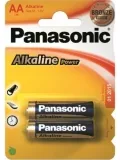батарейки (2 шт.) Panasonic LR6/AA Alkaline Power-12BL 
