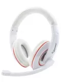 Белые наушники с микрофоном Gembird MHS-780 white