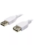 удлинитель ATcom USB (Am->Af, феррит) 3 m white