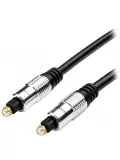 кабель оптический ATcom Toslink-Toslink 3м black silver
