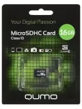 карта памяти QUMO 16Gb microSDHC Class 10 без адаптера 