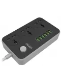 универсальный сетевой фильтр LDNIO SC3604 6USB*3 розетки 2м grey