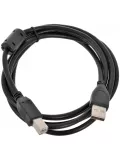 кабель для принтера ATcom USB (Am->Bm, феррит) 1.5 m black