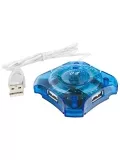 USB концентратор Gembird UHB-C224 синий
