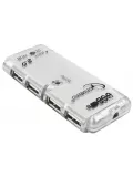 концентратор USB 2.0 Gembird UHB-C244 silver