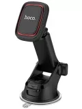 магнитный держатель на присоске Hoco CA42 Cool Journey in-car dashboard holder with stretch rod black