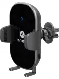 держатель смартфона с беспроводной зарядкой Arroys Vent-W1 Auto black