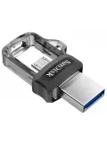 OTG флешка USB 3.0 SanDisk Ultra Dual Drive m3.0 128GB black