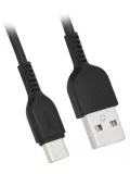 кабель передачи данных Hoco X20 Flash micro 1m black