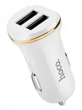 автомобильное зарядное устройство Hoco Z1 2USB 2.1A white