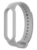 силиконовый ремешок Xiaomi для Mi Band 5 серый