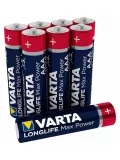 батарейки (8 шт.) Varta LR03/AAA LONGLIFE Max Power-8BL 