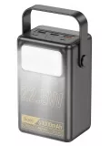 внешний аккумулятор со светильником Hoco J110 Powerful 22.5W compatible power bank(60000mAh) black