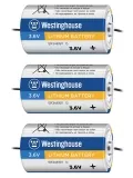 литиевые промышленные батарейки Westinghouse ER 34615Y (D) axial wires 3шт. 
