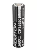 литиевый аккумулятор Robiton 18650 Li-Ion 2600 mAh, без защиты 