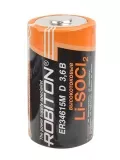 литиевая батарейка типа D Robiton ER 34615M (D) 
