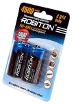 аккумуляторы (2 шт.) Robiton 4500 mAh R14/C-2BL аккумуляторы (2 шт.) Robiton 4500 mAh R14/C-2BL