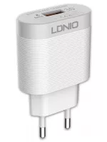 зарядное устройство LDNIO A303Q USB*3A Quick Charge 3.0 + кабель USB - Type-C