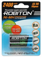 аккумулятор Robiton 2400 mAh R6/AA RTU-2BL аккумулятор Robiton 2400 mAh R6/AA RTU-2BL
