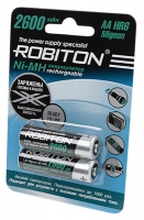 аккумулятор Robiton 2600 mAh R6/AA RTU-2BL аккумулятор Robiton 2600 mAh R6/AA RTU-2BL