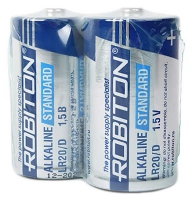 батарейки (2 шт.) Robiton STANDARD LR20/D-SR2 батарейки (2 шт.) Robiton STANDARD LR20/D-SR2