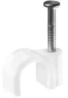 скоба крепежная REXANT круглая 6.0 мм (50 шт)