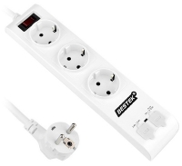 сетевой фильтр с USB портами Bestek EU power strip MRJ3600HU сетевой фильтр с USB портами Bestek EU power strip MRJ3600HU