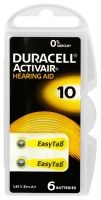 батарейки для слуховых аппаратов Duracell ZA10/PR70-6BL батарейки для слуховых аппаратов Duracell ZA10/PR70-6BL