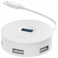 концентратор USB 3.0 Baseus round box HUB adapter Type-C