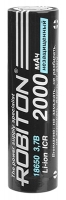 литиевый аккумулятор Robiton 18650 Li-Ion 2000 mAh  без защиты литиевый аккумулятор Robiton 18650 Li-Ion 2000 mAh  без защиты