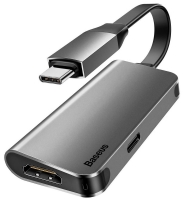 HDMI адаптер для ноутбука Baseus Little box TYPE-C to HDMI+Type-C PD mini high-definition smartHUB HDMI адаптер для ноутбука Baseus Little box TYPE-C to HDMI+Type-C PD mini high-definition smartHUB