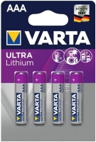 батарейки (4 шт.) Varta FR03/AAA ULTRA LITHIUM 6103-4BL