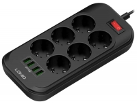 сетевой фильтр LDNIO SE6403 4USB*6 розеток 2м сетевой фильтр LDNIO SE6403 4USB*6 розеток 2м